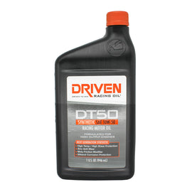DRIVEN RACING OIL 02806 DT50 10w50 Synthetic Oil 1 Qt Bottle