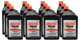 DRIVEN RACING OIL 03036-12 Driven Racing Oil Drag Light 0W3 Synthetic Motor Oil - 12 Quart Case