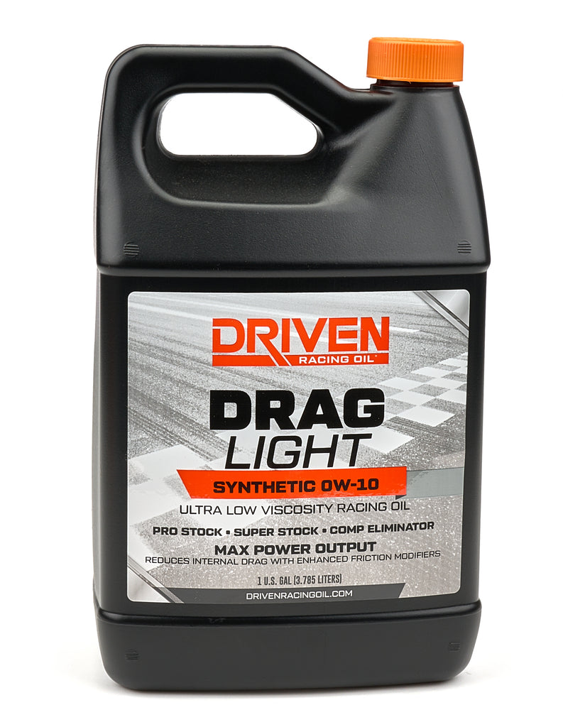 DRIVEN RACING OIL 03108 Driven Racing Oil Drag Light 0W10 Synthetic Motor Oil – 1 Gallon