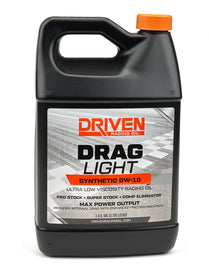 DRIVEN RACING OIL 03108 Driven Racing Oil Drag Light 0W10 Synthetic Motor Oil – 1 Gallon