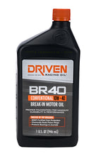 Load image into Gallery viewer, DRIVEN RACING OIL 03706 BR40 10w40 Petroleum Oil 1 Qt. Break In Oil