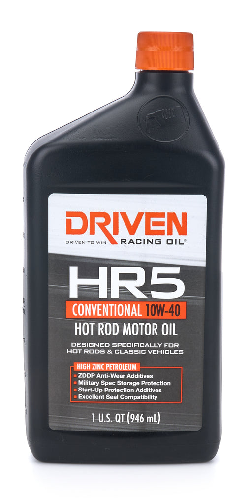 DRIVEN RACING OIL 03806 HR5 10w40 Petroleum Oil 1 Qt