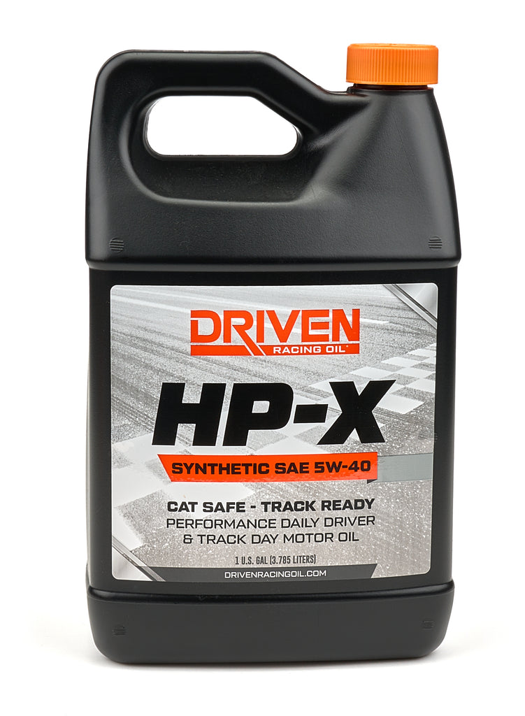 DRIVEN RACING OIL 17548 Driven Racing Oil HP-X 5W40 Synthetic Motor Oil - 1 Gallon
