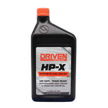 Load image into Gallery viewer, DRIVEN RACING OIL 17606 Driven Racing Oil HP-X 10W60 Synthetic Motor Oil, 1 Quart