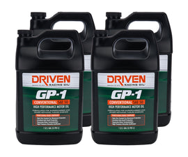 DRIVEN RACING OIL 19516-4 GP-1 50W Conventional Oil Case 4 x 1 Gallon