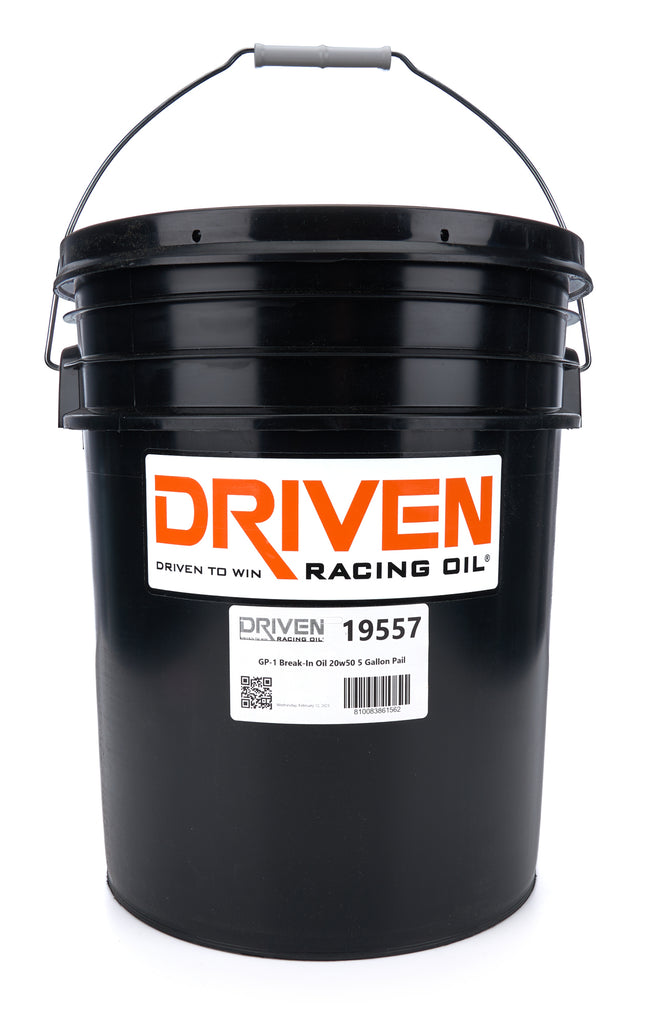 DRIVEN RACING OIL 19557 GP-1 Conventional Break- In Oil 20w50 5 Gallon