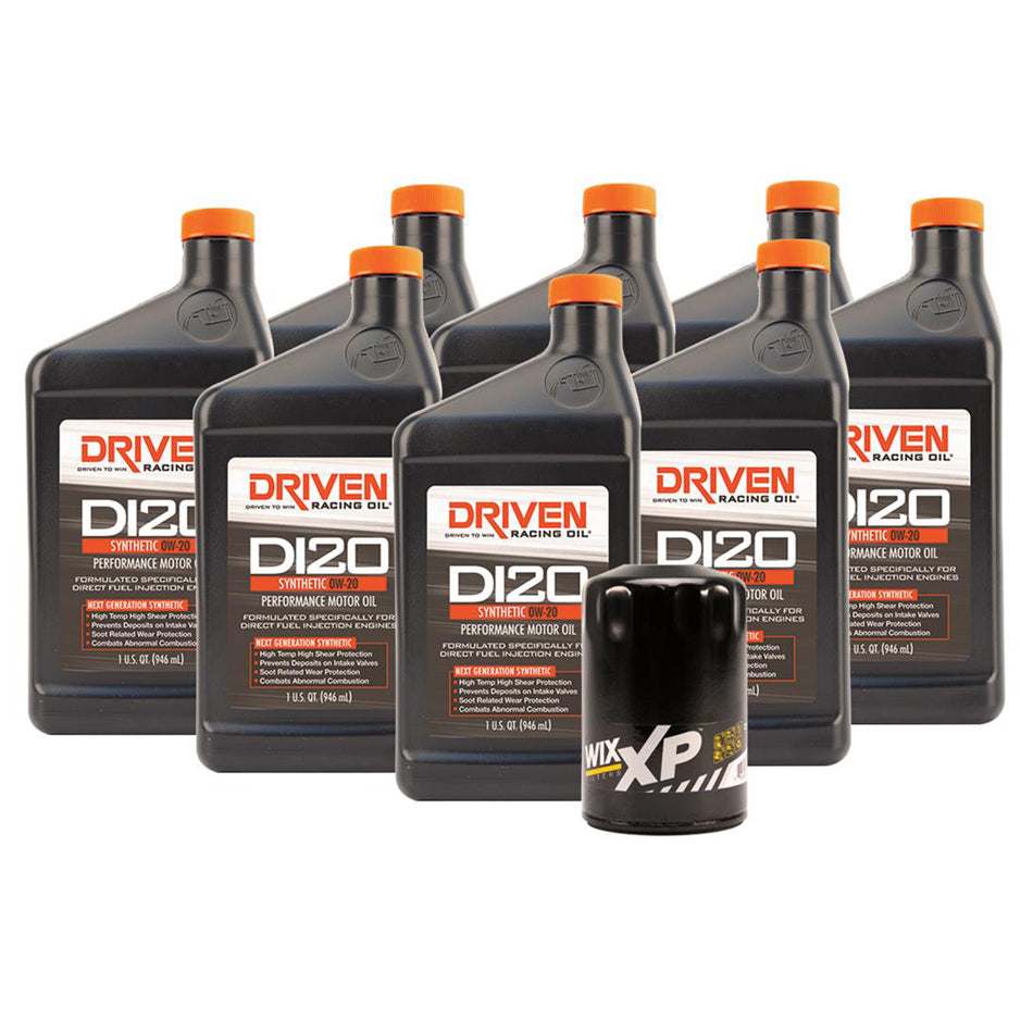 DRIVEN RACING OIL 20825K DI20 Oil Change Kit 14- LS Engines 8 Qt