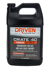 Load image into Gallery viewer, DRIVEN RACING OIL 22408 Crate 40 10w40 Synthetic Oil 1 Gallon