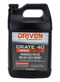 DRIVEN RACING OIL 22408 Crate 40 10w40 Synthetic Oil 1 Gallon