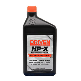 DRIVEN RACING OIL 23306 Driven Racing Oil HP-X Euro Supercar 0W30 Synthetic Motor Oil – 1 Quart