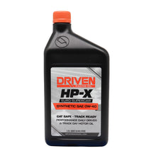 Load image into Gallery viewer, DRIVEN RACING OIL 23406 Driven Racing Oil HP-X Euro 0W40 Synthetic Motor Oil - 1 Quart