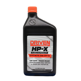 DRIVEN RACING OIL 23506 Driven Racing Oil HP-X Euro 5W50 Synthetic Motor Oil - 1 Quart