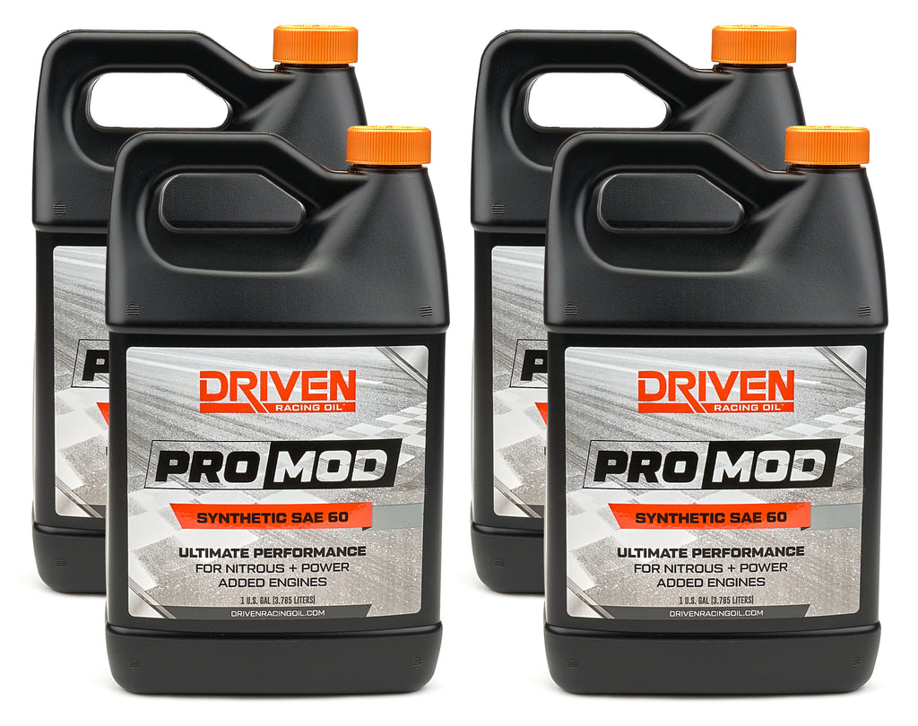 DRIVEN RACING OIL 24608-4 Driven Racing Oil ProMod 60W Synthetic Motor Oil - 4 Gallon Case