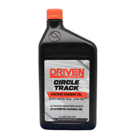 DRIVEN RACING OIL 26156 Driven Racing Oil Circle Track 10W50 Synthetic Motor Oil - 1 Quart Bottle