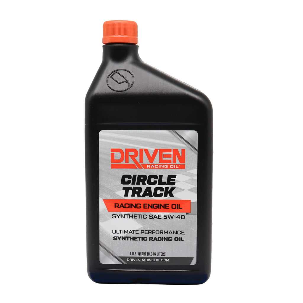 DRIVEN RACING OIL 26406 Driven Racing Oil Circle Track 5W40 Synthetic Motor Oil - 1 Quart Bottle