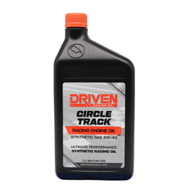 DRIVEN RACING OIL 26406 Driven Racing Oil Circle Track 5W40 Synthetic Motor Oil - 1 Quart Bottle