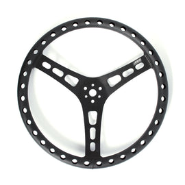 JOES RACING PRODUCTS 13515-B 15in LW Steering Wheel Alum Dished Black