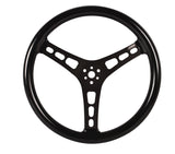JOES RACING PRODUCTS 13535-CB Steering Wheel 15in Flat Rubber Coated w/ Black