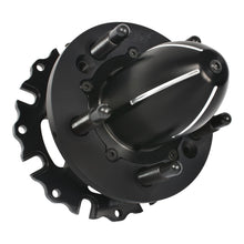 Load image into Gallery viewer, JOES RACING PRODUCTS 25315-F-V2 JOES Racing Products 25315-F-V2 Front Floater Wheel Hub, Black Anodized Billet Aluminum