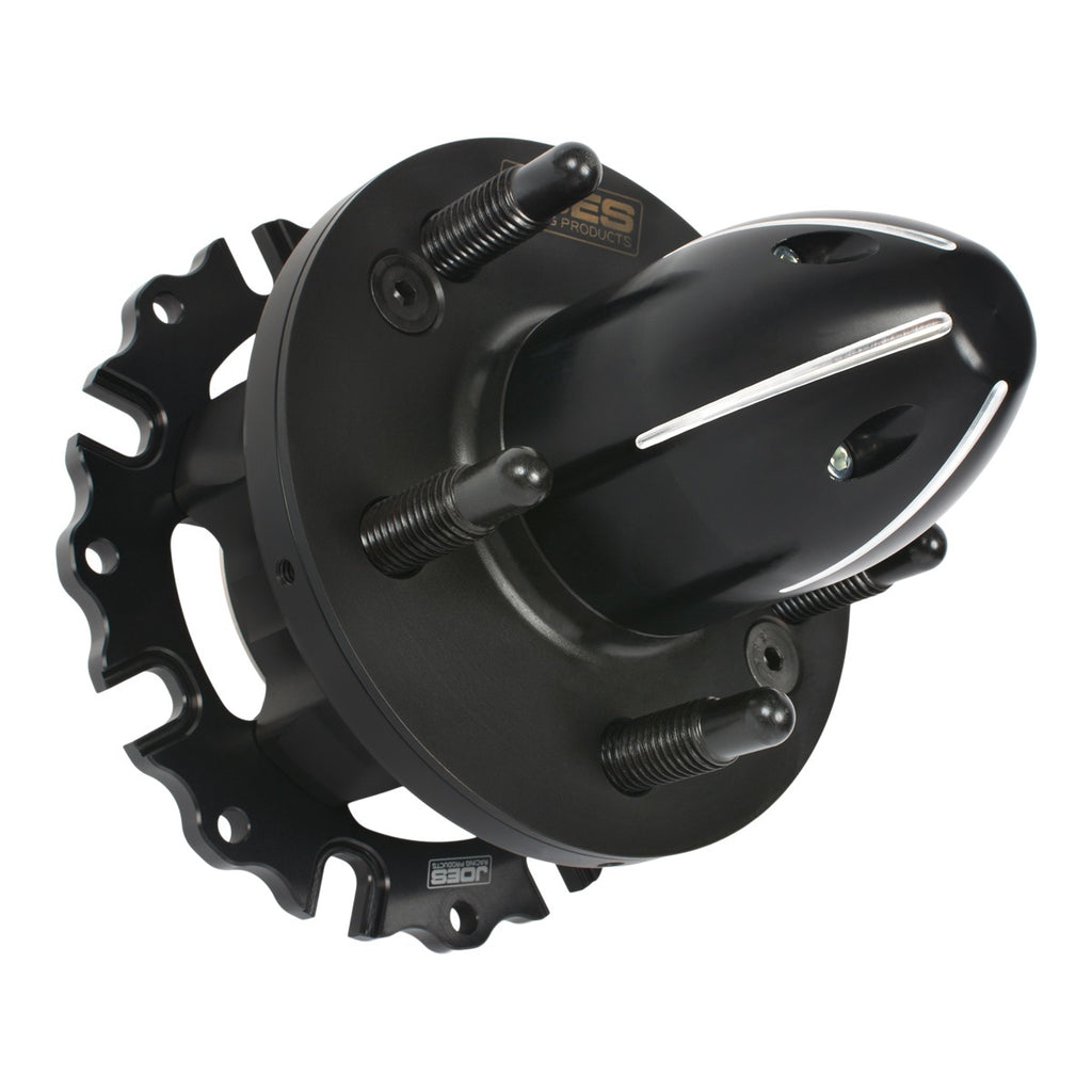 JOES RACING PRODUCTS 25315-R-V2 JOES Racing Products 25315-R-V2 Rear Floater Wheel Hub, 5-on-5 Bolt Pattern, Billet Aluminum, Black Anodized