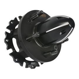JOES RACING PRODUCTS 25315-R-V2 JOES Racing Products 25315-R-V2 Rear Floater Wheel Hub, 5-on-5 Bolt Pattern, Billet Aluminum, Black Anodized