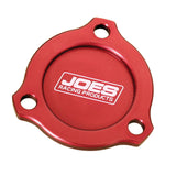 JOES RACING PRODUCTS 25343 JOES Racing Products Drive Flange Dust Cover for Wide 5 Hubs - 3-Bolt Aluminum with O-Ring Seal - Red Anodized Part 25343