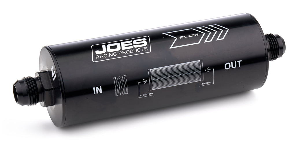 JOES RACING PRODUCTS 42112 JOES Racing Products 42112 12 AN Inline Oil Filter, 18 Micron Paper Element