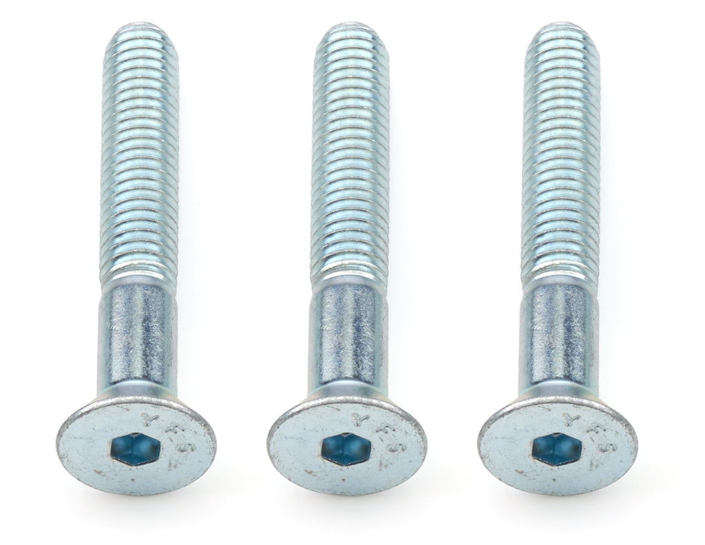 JONES RACING PRODUCTS SK-2109-H JONES RACING PRODUCTS Flat Head Bolt 3/8-16 x 2-1/2 inch, Zinc Plated Steel, Set of 3