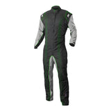 K1 RACEGEAR 10-GK2-V-M Suit Karting GK2 Adult Medium Black/Green