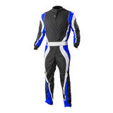K1 RACEGEAR 10-SP1-B-4XS Suit Karting  SP1 Youth 4X-Small Black/Blue