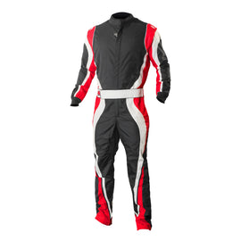 K1 RACEGEAR 10-SP1-R-S Suit Karting  SP1 Adult Small Black/Red