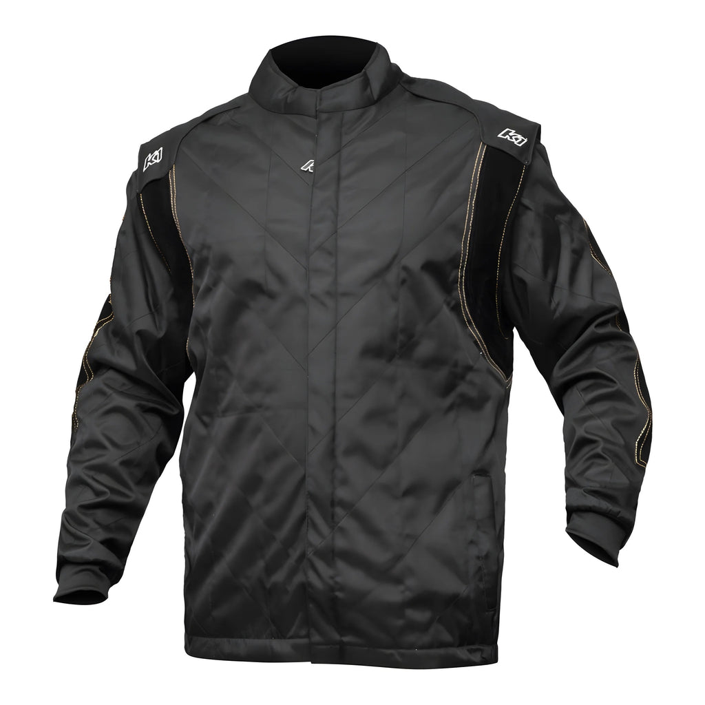 K1 RACEGEAR 11-KRJ-N-XL Jacket Karting Adult X-Large Black