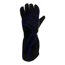 K1 RACEGEAR 13-RS1-B-XL Gloves Karting Adult RS1 X-Large Black/Blue