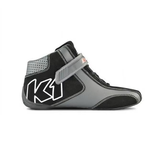 K1 RACEGEAR 14-CHP-GN-5 Shoe Champ Karting Size 5 Black / Gray