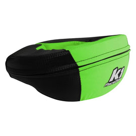 K1 RACEGEAR 15-NEC-CAV-A Neck Collar Karting Adult Carbon / Green