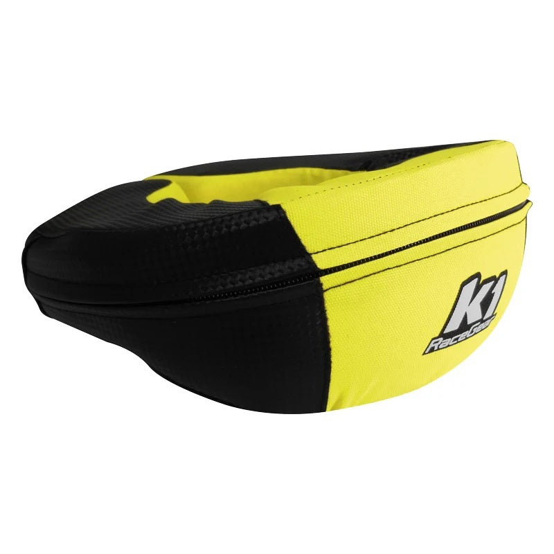 K1 RACEGEAR 15-NEC-CAY-J Neck Collar Karting Youth Carbon / Yellow