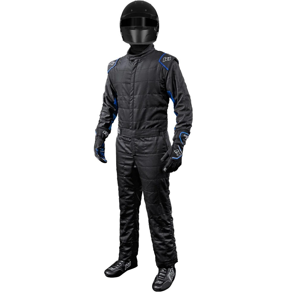 K1 RACEGEAR 20-OTL-NB-2XL Suit Outlaw XX-Large Black / Blue SFI 3.2A/5