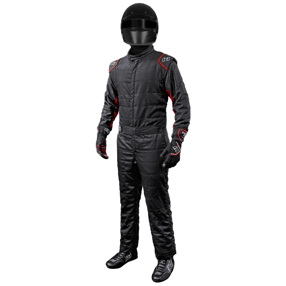 K1 RACEGEAR 20-OTL-NR-M Suit Outlaw Medium Black / Red SFI 3.2A/5