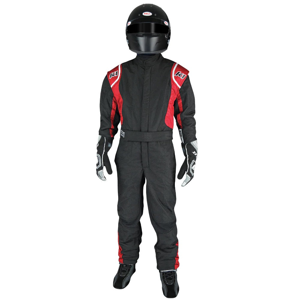 K1 RACEGEAR 20-PRY-NR-5XS Suit Precision II 5X- Small Black/Red