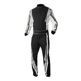 K1 RACEGEAR 20-VIC-N-7XS Suit Victory Youth 7X-Small Black/Gray