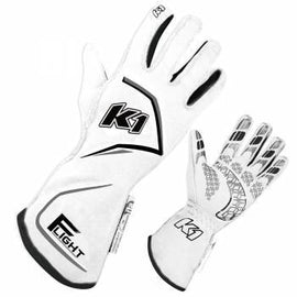 K1 RACEGEAR 23-FLT-WG-XXL Gloves Flight XX-Large White
