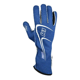 K1 RACEGEAR 23-TR1-B-2XS Glove Track 1 Blue XX- Small Youth