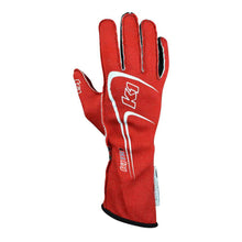 Load image into Gallery viewer, K1 RACEGEAR 23-TR1-R-XS Glove Track 1 Red X- Small Youth