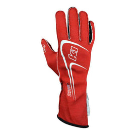 K1 RACEGEAR 23-TR1-R-XS Glove Track 1 Red X- Small Youth