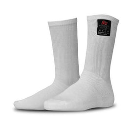 K1 RACEGEAR 26-NSO-W-LXL Socks Nomex K1 White Large/X-Large