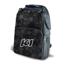Load image into Gallery viewer, K1 RACEGEAR 33-QUE-NR Backpack Quest Lifestyle Black  Red  Grey