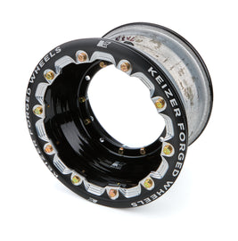 KEIZER ALUMINUM WHEELS, INC. 1073FBLB Wheel 4-Pin 10x7 3in BS w/Bdlk Black