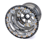 KEIZER ALUMINUM WHEELS, INC. 15175SPFBL Wheel Splined 15x17 Outer Beadlock 4in BS