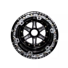 Load image into Gallery viewer, KEIZER ALUMINUM WHEELS, INC. 15178SPFBLB Wheel Splined 15x17 Blk Outer Beadlock 5in BS