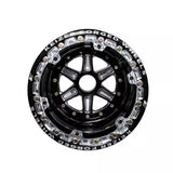 KEIZER ALUMINUM WHEELS, INC. 15178SPFBLB Wheel Splined 15x17 Blk Outer Beadlock 5in BS
